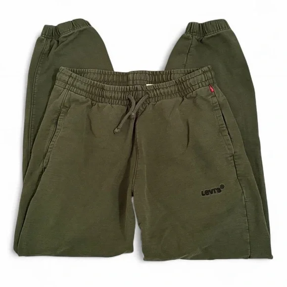 Levi’s Green Jogger Sweatpants Relaxed Fit S - Picture 2 of 8